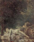 Jean-Antoine Watteau Die Champs elyssees oil on canvas